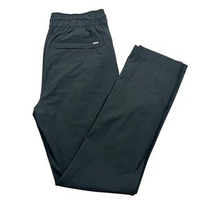 Vuori Meta Pants Mens Small Charcoal Grey Stretch Technical Travel Trousers V463